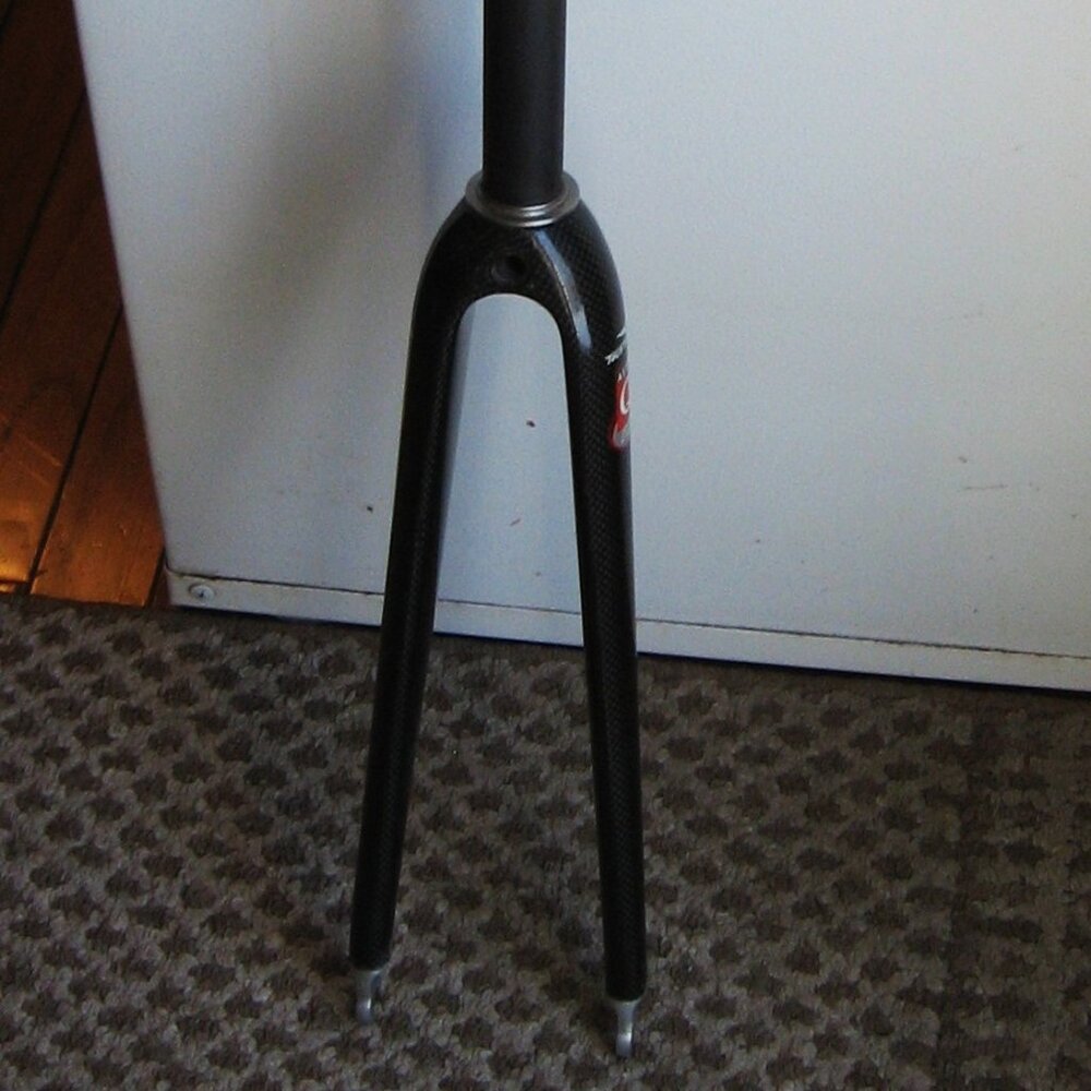 Alpha Q Pro carbon fork 1 1/8" steerer tube made by true temper